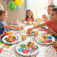 Bubbly Birthday Luncheon Plate (96 per Case)