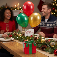 Christmas Gift Box Photo/Balloon Holder