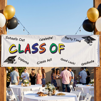 Class Of Year Graduation Party Sign Banner
