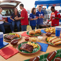 Tailgate Time Paper Dinner Plate (Case of 96)