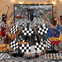 Checkered Flag Mini Party Cascade Centerpiece