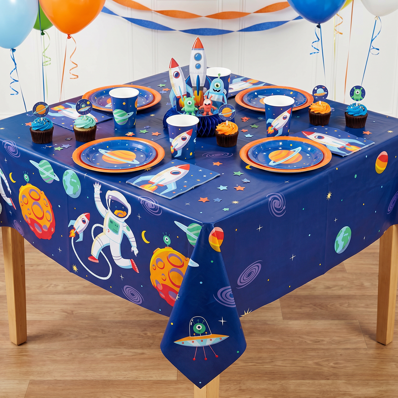 Space Adventures Tablecover, Paper 54" x 96" (6 per Case)