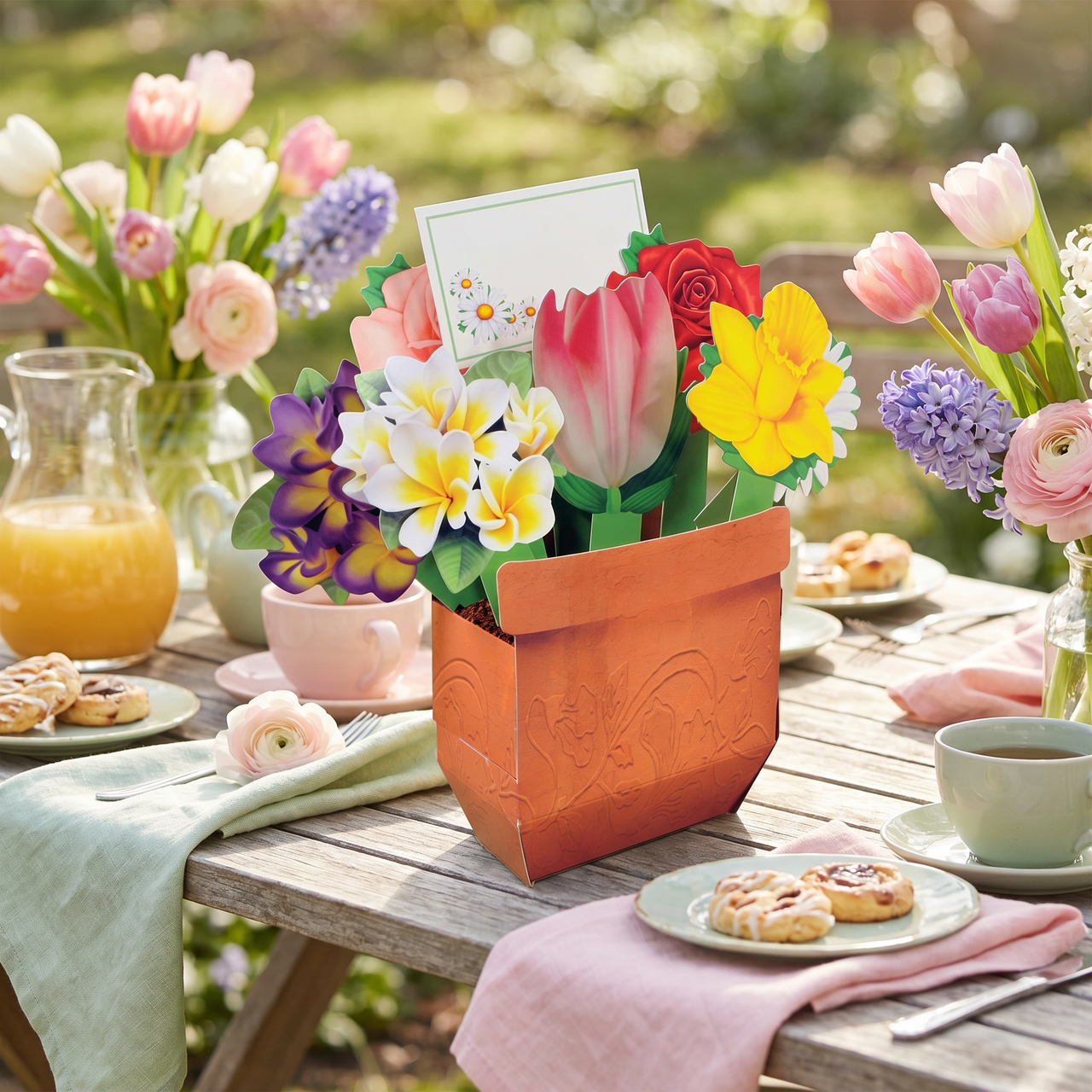 3-D Cheery Bouquet Party Centerpiece