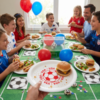 Soccer Party Dinner Plates - 9 inch (8 Count)