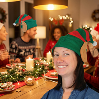 Christmas Felt Elf Hat with Ears