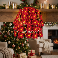 Christmas Poinsettia Cascade