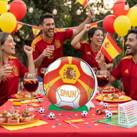 Spain Soccer 3D Centerpiece - 9.25 inch