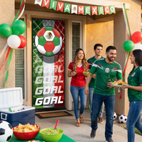 Mexico All-Weather Door Cover - 6ft Soccer Decoration