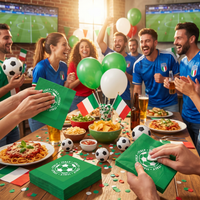 Italy Soccer Luncheon Napkins - 16 Count 2-Ply