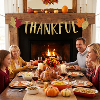 Thankful Fall Ribbon Banner Shaped (12 per Case)