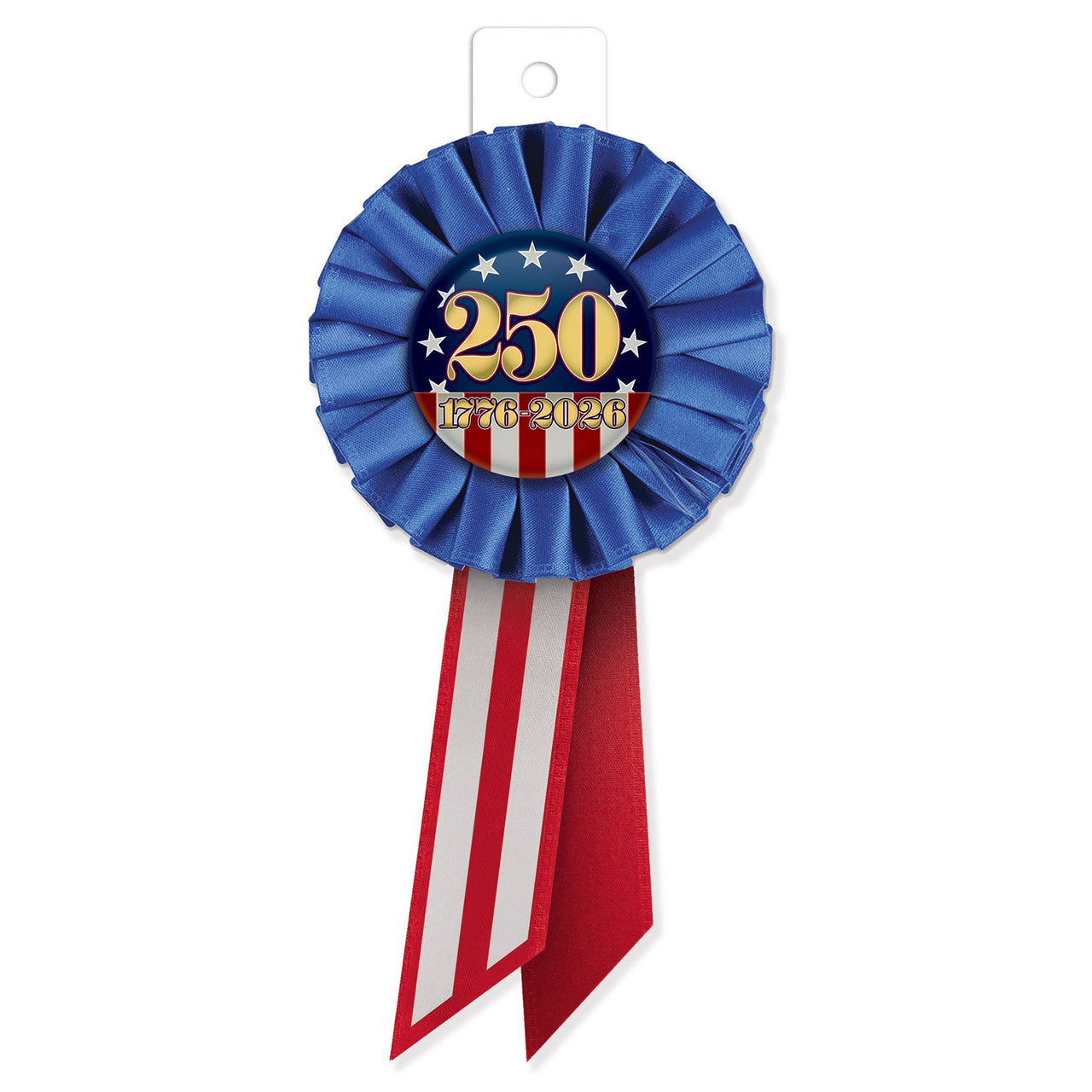 Semiquincentennial Rosette - Patriotic Award 3.25" x 6.5"