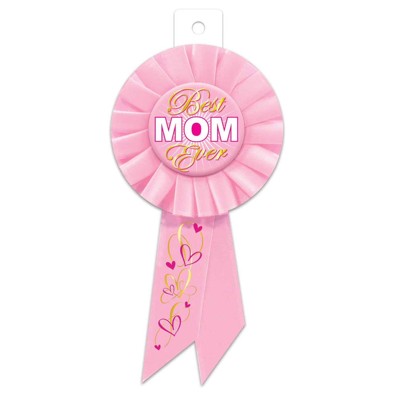 Best Mom Ever Rosette Award - Mother's Day Gift