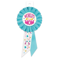 World's Best Mom Rosette - Mothers Day Award
