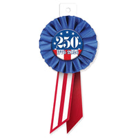 Semiquincentennial Rosette - Patriotic Award Ribbon (3.25