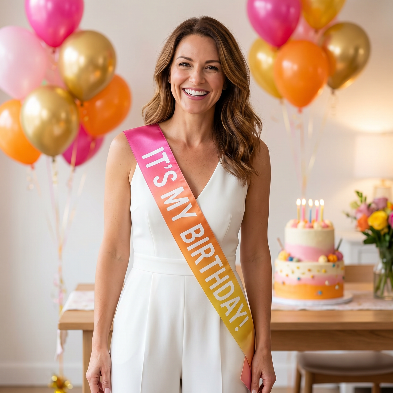 It's My Birthday Party Sashes (12 per Case)