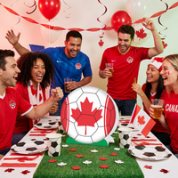 Canadian Soccer 3D Centerpiece - 9.25 inch Sports Decor
