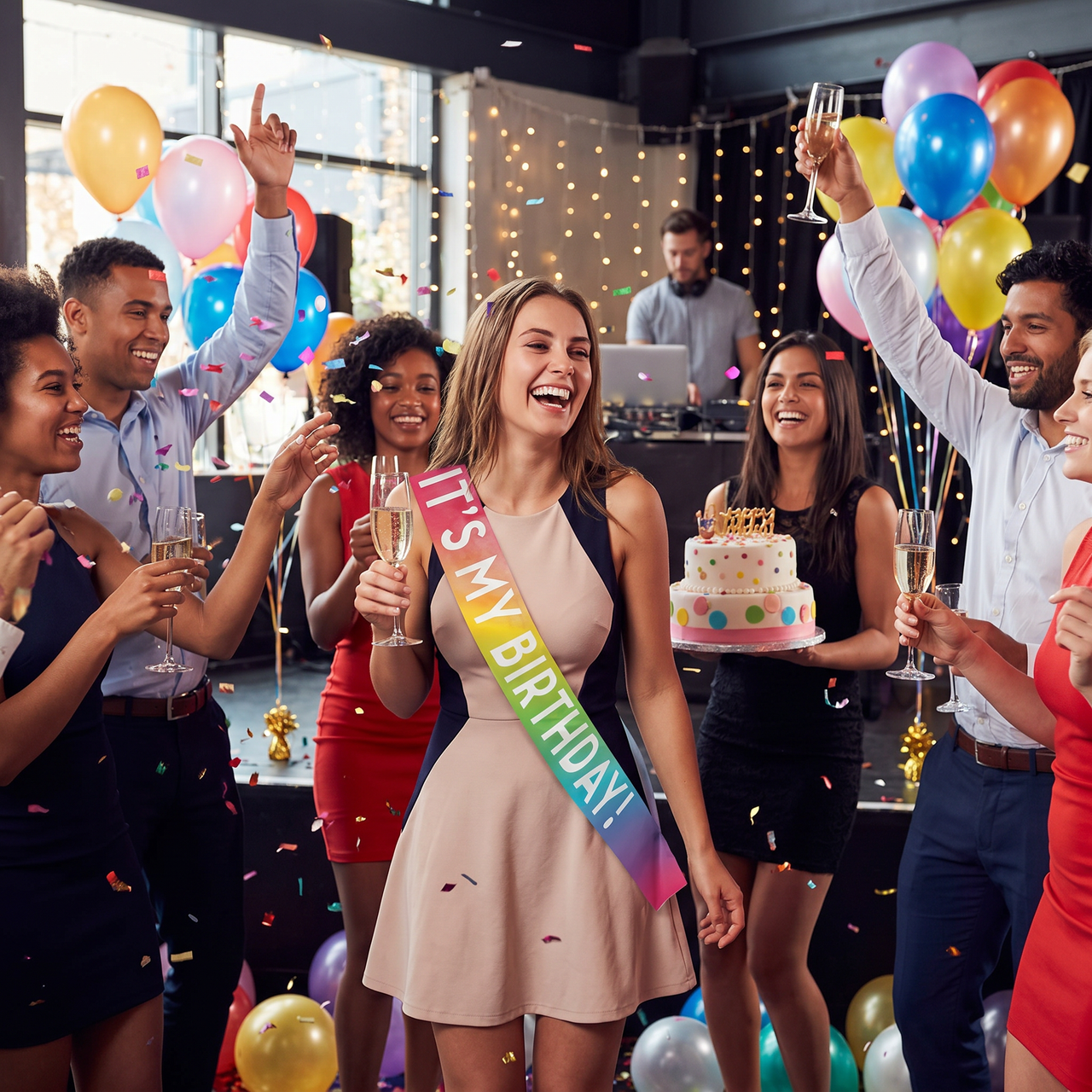 It's My Birthday Party Sashes (12 per Case)