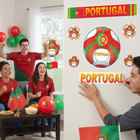 Portugal Soccer Peel 'N Place Decals (6/sheet)