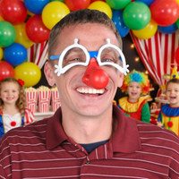 Clown Glasses with Nose