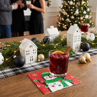 Beverage Napkin - Christmas Cheer Party Decoration from Party Decorations