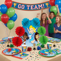 Cheerleading Party 2-Sided Pop-Over Centerpiece