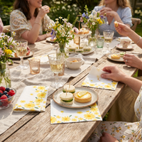 Sweet Daisy Paper Lunch Napkin (Case of 192)
