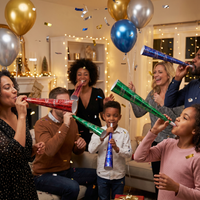 New Year's Eve Party Horns (24 per Case)