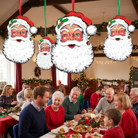 Christmas Display Santa Face Cutout
