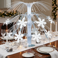 Christmas Snowflake Cascade Centerpiece