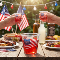 Patriotic 2 oz Shot Glass (96 per Case)