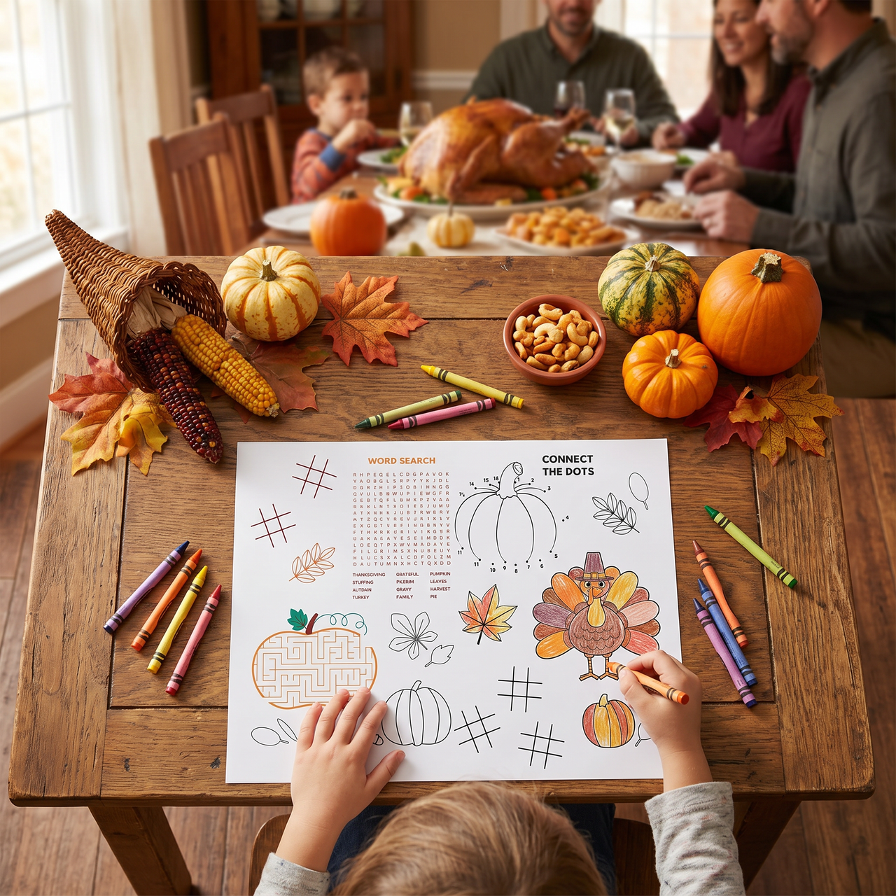 Thanksgiving Activity Sheet (300 per Case)