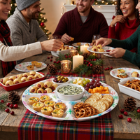 Plastic Compartment Tray - Christmas Decor Party Decoration from Party Decorations