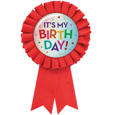 12 pc Bulk Award Ribbon Buttons - Birthday Party Supplies by Creative Converting