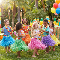 Luau Party Child Artificial Grass Hula Skirts
