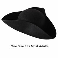 Felt Tricorn Hat