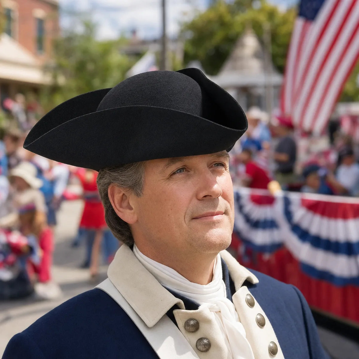 Felt Tricorn Hat