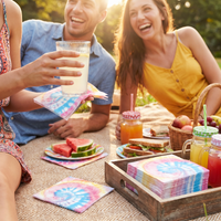 Tie Dye Party Beverage Napkins (192 per Case)
