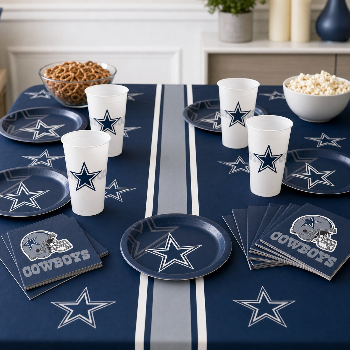 96/Case Bulk Dallas Cowboys 20 oz Plastic Cups