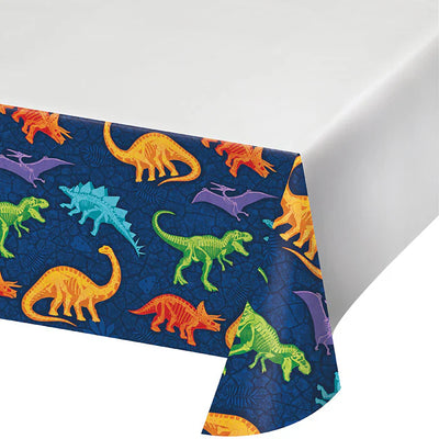6/Case Paper Tablecover 54" x 96" - Dino Dig - Party Themes by Creative Converting
