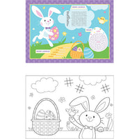 96 pc Bulk Easter Activity Placemats - Easter Party Supplies by Creative Converting