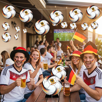 Germany Soccer Cutout - 10-inch Double-Sided Decoration