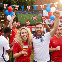 England Soccer Boppers Headband - Sports Fan Accessory