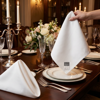 White Ultra Dinner Napkins 4