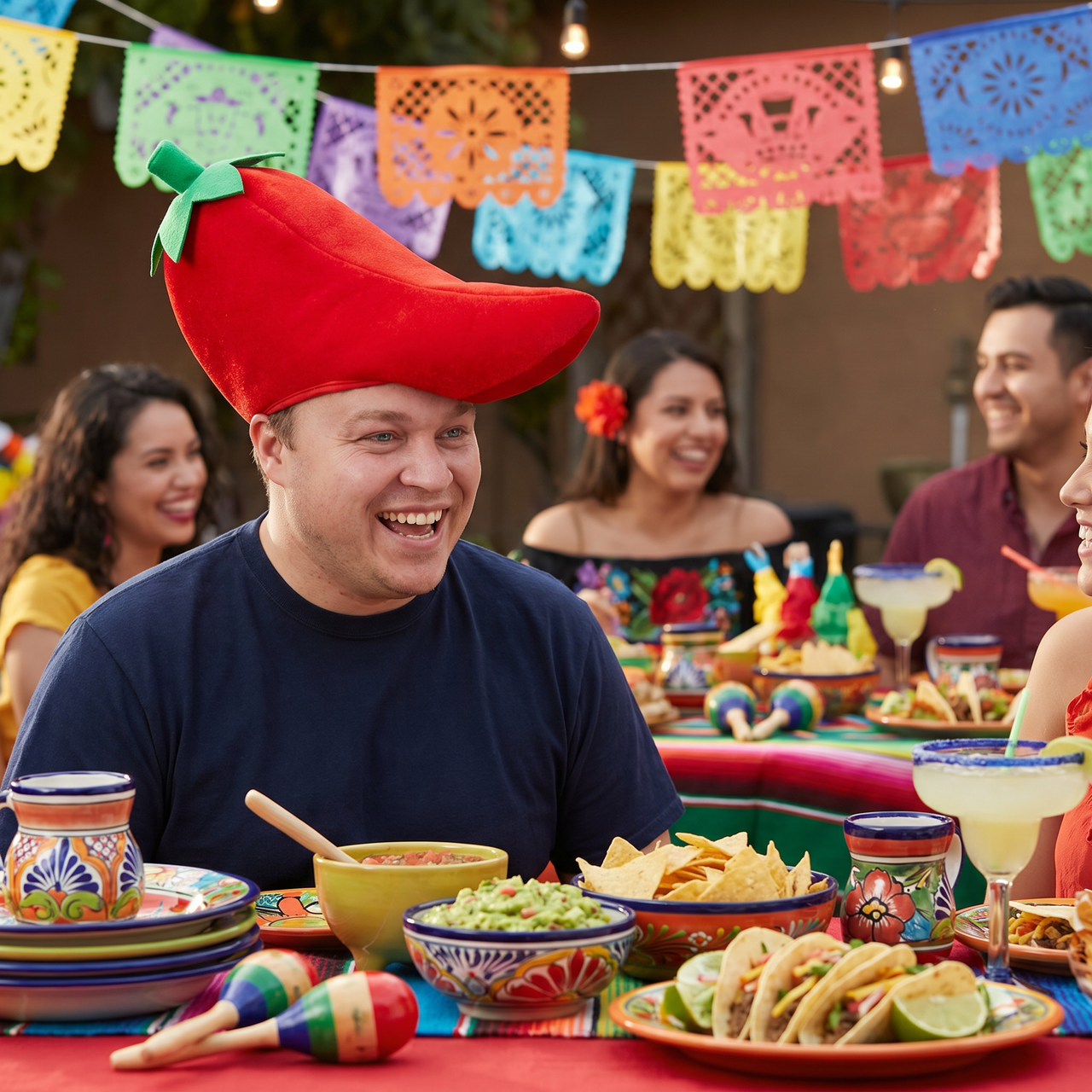 Fiesta Plush Chili Pepper Hat