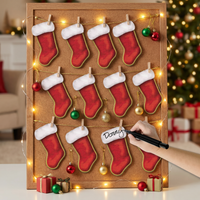 Mini Christmas Stocking Cutouts