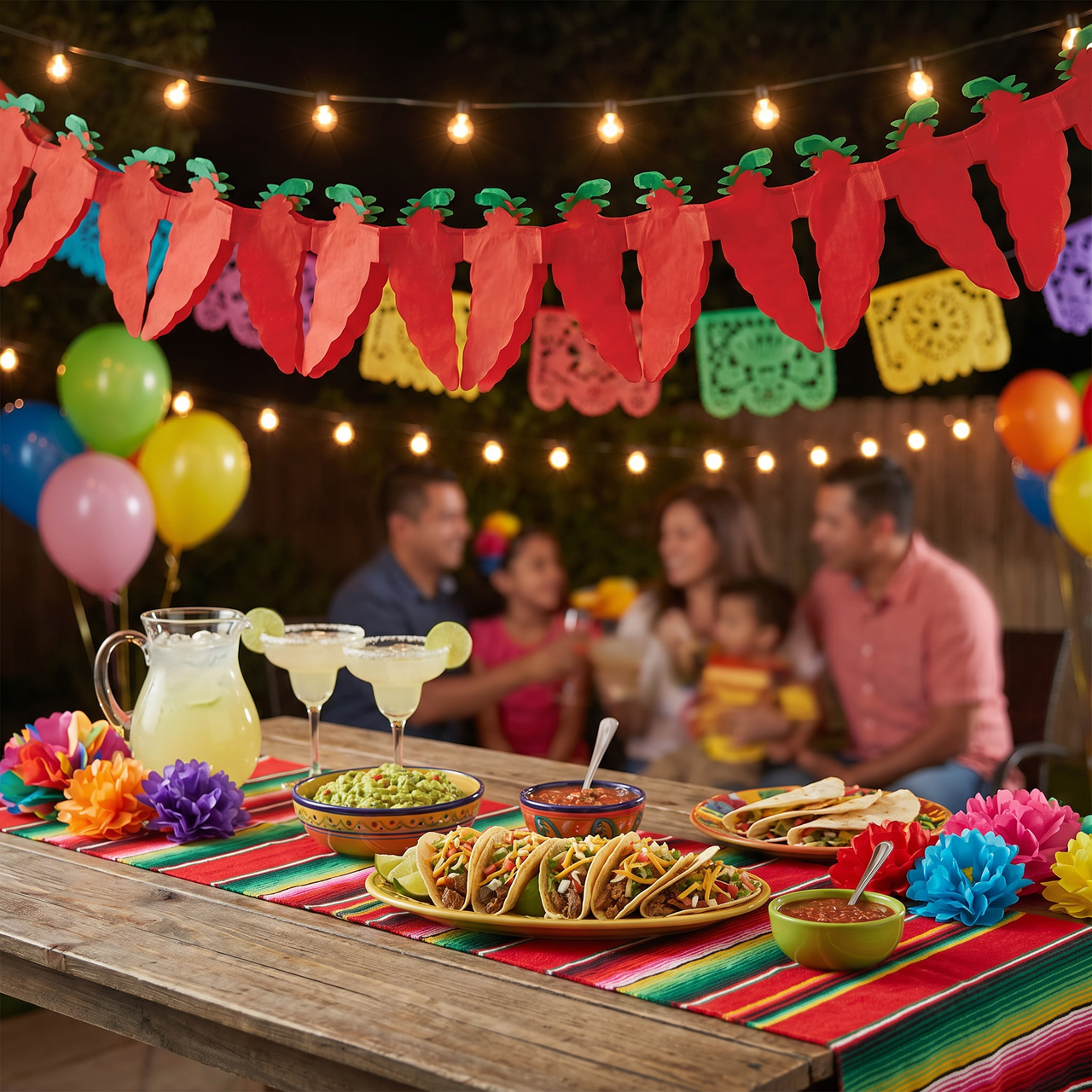 Fiesta Chili Pepper Garland