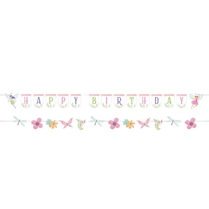 24 pc Bulk Fairy Forest Banners - Birthday Party Supplies by Creative Converting
