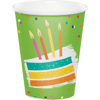 96 pc Bulk Festive Cake Paper Cups - Birthday Party Supplies by Creative Converting