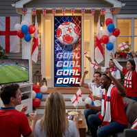 England Soccer All-Weather Door Cover - 6ft x 30in