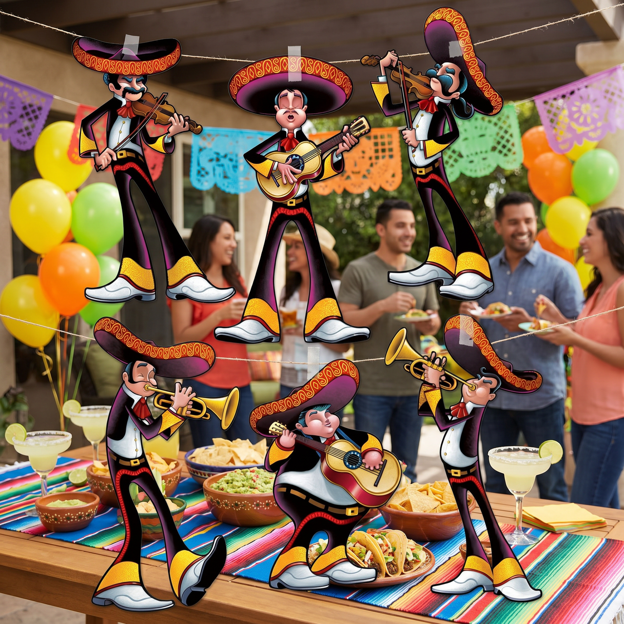 Fiesta Cutouts - prtd 2 sides